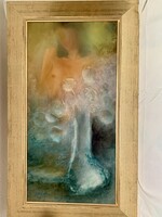 József Burkus: Mens agitat molem Painting (Half Nude)
