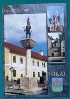 Tokaj, Bacchus Fountain, Saint Stephen Statue, Church, Mint Postcard