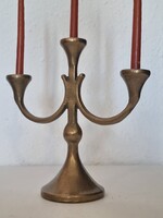Régi francia? réz/ rézötvözet gyertyatartó - 20 cm