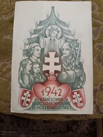 Tábori postai levelezolap postatiszta