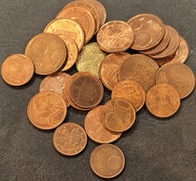 Euro cent vegyes 26 db