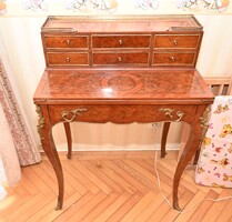 Delicate Antique Writing Desk with Fold-Out Secretary, Affordable Price