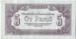 5 pengő 1944 VH. 4.