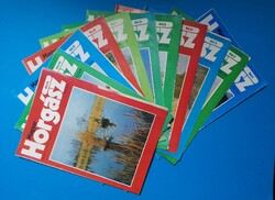 Magyar horgász újság 1986-12-es kivételével teljes évad