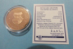 1947. évi Kossuth 5 Ft színesfém utánverete UNC!