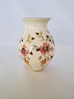 Zsolnay kézzel festett pillangós váza (351.)