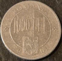 Románia 1000 Lei 2001.