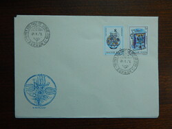 FDC 1985. Bélyegnap (58.) - Habán kerámiák bélyegsorral    /300,-/