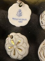 HERENDI porcelán MEDÁL, Apponyi kis virág
