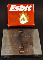 Régi német katonai tábori Esbit tablettás tűzhely / főző készülék 1.- Ft-ról!!!
