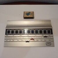 Retro mom digitális hőmérő tolltartó öröknaptár látható pontos kijelzéssel íróasztali kellék iroda