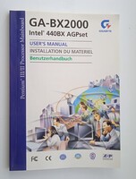 Gigabyte GA-BX 2000 alaplap  felhasználói kézikönyv   .