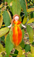 Új handmade gyapjú tündér /Waldorf/