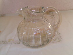 Art Deko  üveg kancsó, kiöntő ( 2 Literes )