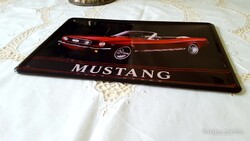 Ford Mustang,dekorációs fémtábla