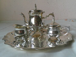 Silver Plated ezüstözött mini kávés készlet ( 4 db.- os )