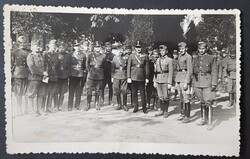 II.VH. Reviczky Imre Magyar katonatiszt "aki zsidókat mentett "katonái körében képeslap