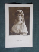 Képeslap,film,mozi,művészet,Fedák Sári színész,1910-