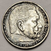 Reichsmark ezüst 2 márka 1937 A