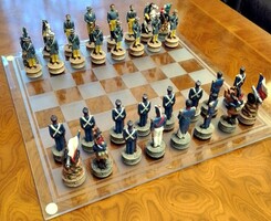 SAKK KÉSZLET, történelmi karakterekkel (mexikói – amerikai háború) RITKA !