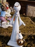 "Királylány és a békakirály" Ősz Szabó Antónia tervezte Aquincumi porcelán figura