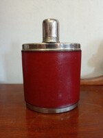 Jelzett West Germany bőrbevonatos italos flaska