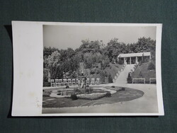 Képeslap,Budapest,Budai szent Margit nevelőintézet,kert látkép,részlet,1940-