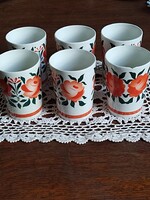 Rózsás GRÁNIT pohár/bögre