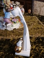 "Királylány és a békakirály" Ősz Szabó Antónia tervezte Aquincumi porcelán figura
