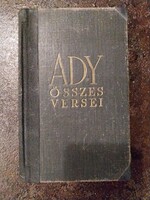 Ady Endre összes versei, régi könyv, papírrégiség