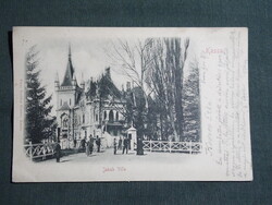 Képeslap,Szlovákia,Kassa,Kosice,Jakab palota,kastély látkép,Varga Bertalan Kassa kiadás ,1900