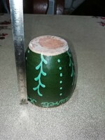 Kerámia szüreti pohár 1. A képeken látható állapotban van.Akció Aukció több száz termék vegye vigye