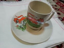 Ritka mese jelenetes reggeliző szett hibátlan állapotban.Akció Aukció több száz termék vegye vigye