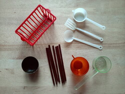 Retró babaedény mini eszközök baba edény babakonyhába