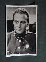 Képeslap,film,mozi,művészet,Pataky Jenő színész,huszár,katona ruházat,viselet,1940-