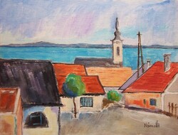 Balatoni háztetők (23x30)