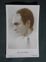 Képeslap,film,mozi,művészet,Bernhard Goetzke színész,1930-