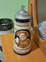 Nagy méretű német sörös kupa