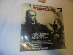 Erkel Ferenc: Hunyadi László hanglemez, bakelit lemez - Simándy József, Orosz Júlia,...