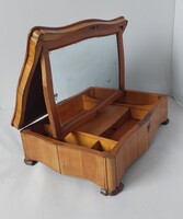 Biedermeier ékszeres ládika,doboz,1860 körül Kiskunfélegyháza...