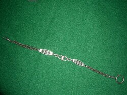 Art deco stílusú vintage zsebóralánc