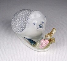 1Y902 Régi Zsolnay porcelán sün ŐRY F.