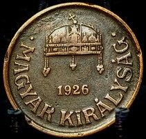 Magyarország 1 fillér, 1926 C16D4