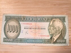 Bartók 1000 forintos C sorozat VF