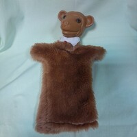 NDK gumifejű mackó kesztyűbáb.