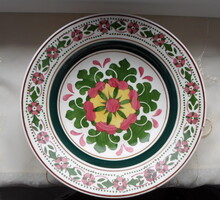 Gránit kerámia, virágos falitányér 7.