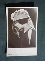 Képeslap,film,mozi,művészet,Gloria Swanson színésznő,1920-