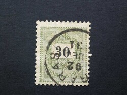 Magyarország 1889 Feketeszámú 30 kr. E 12:11 1/2 (Fo)garas D