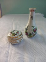 Herendi Viktória mintás bonbonier és váza