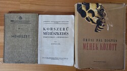 Méhészeti szakkönyvek 3 db.(1942-1944-1955 )